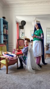 Félicie 10 ans et demi et Maria 4 ans