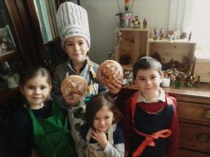 Grégoire (8 ans), Marthe (6 ans), Ambroise (5 ans) et Blanche (3 ans)